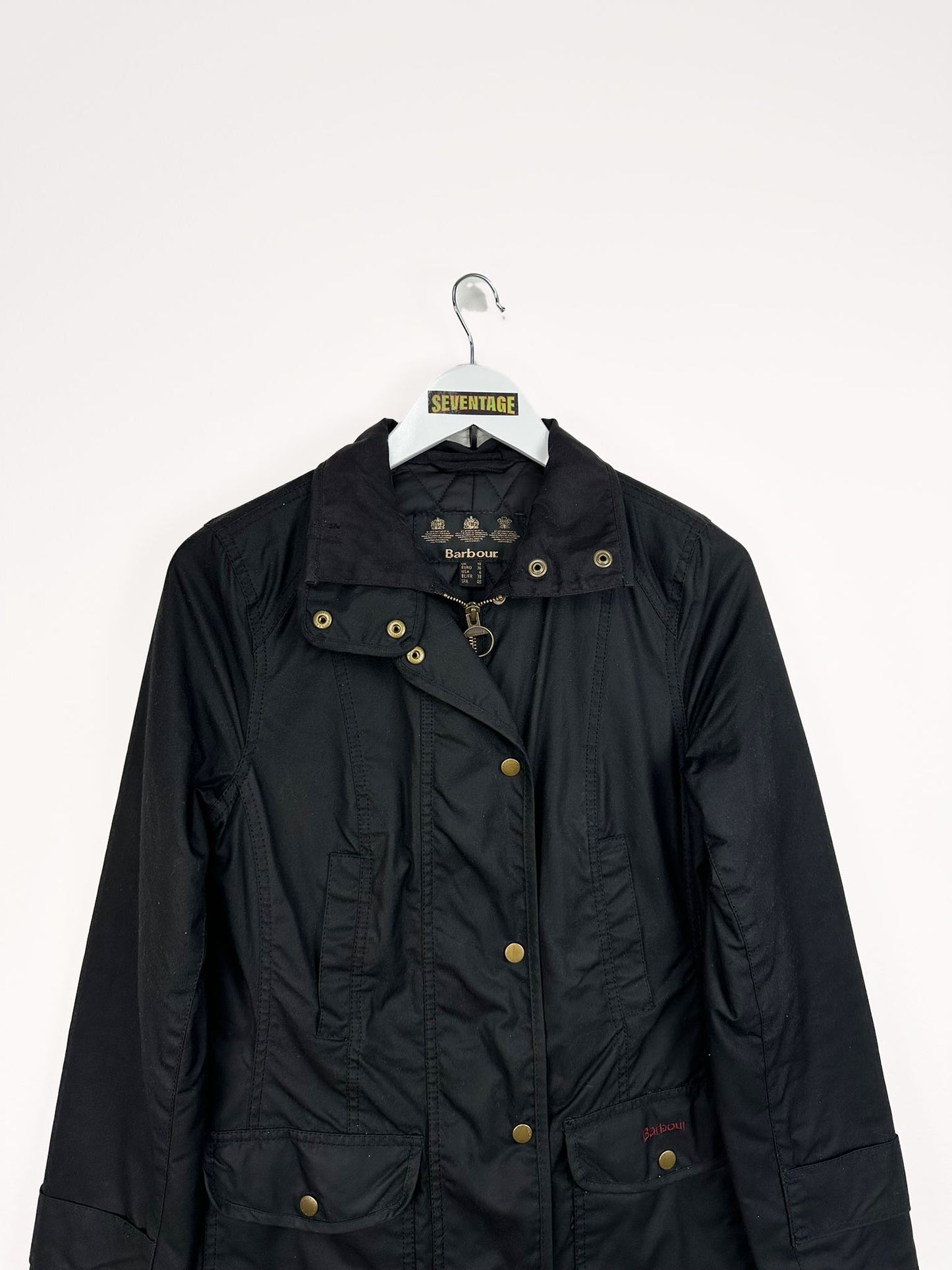 Cappotto Barbour nero donna - S