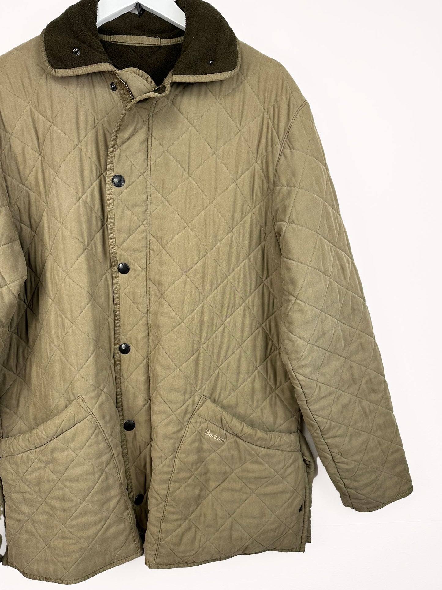 Giacca trapuntata Barbour beige - L