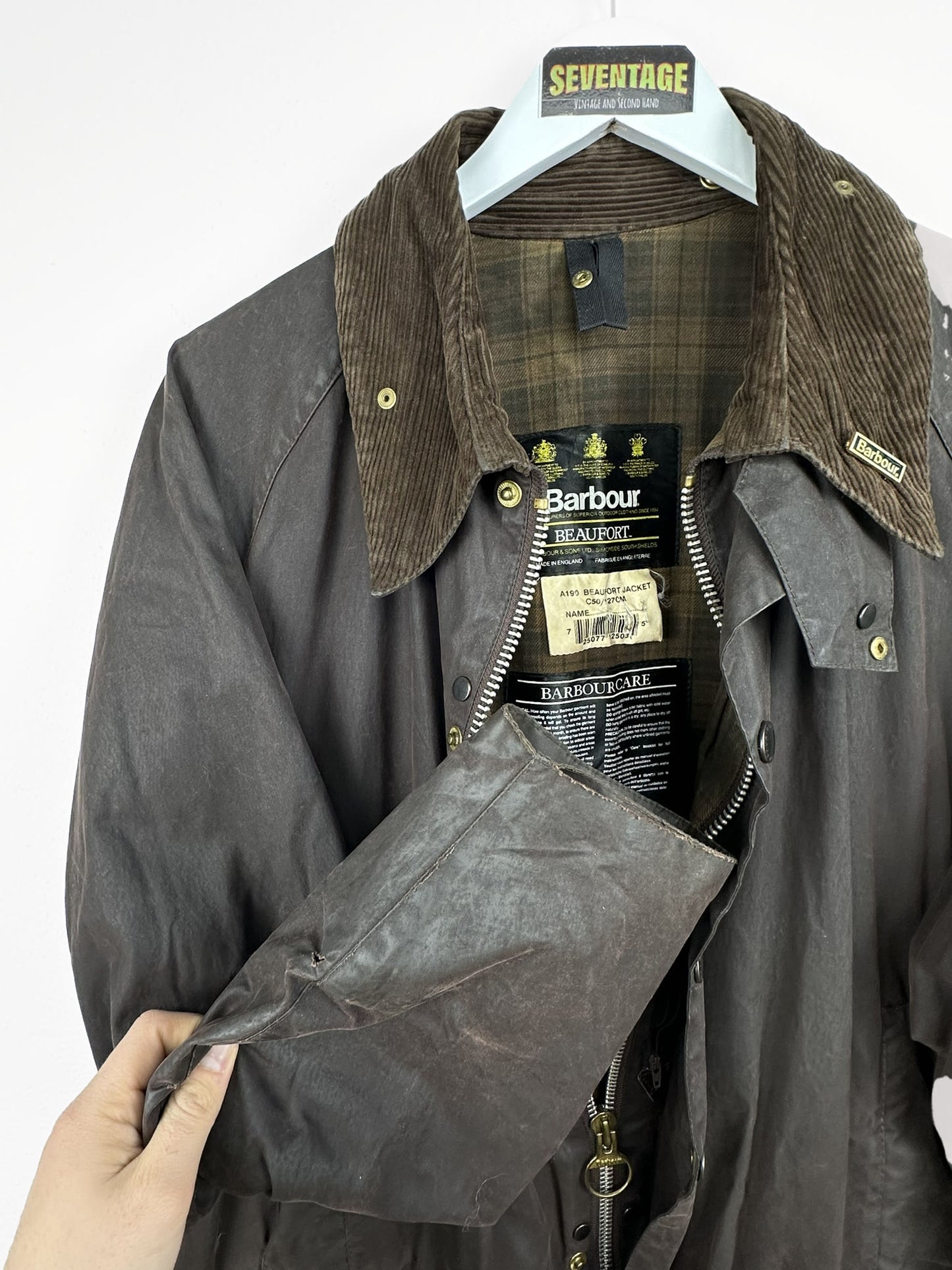 Barbour Beaufort c50 marrone (14) - XL