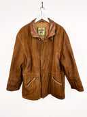 Giaccone marrone in pelle - (34) - XL