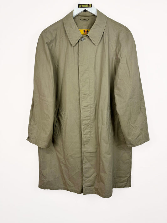 Trench lungo beige 90s - L