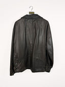 Trench marrone in pelle 90s - XL