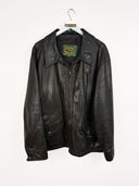 Trench marrone in pelle 90s - XL