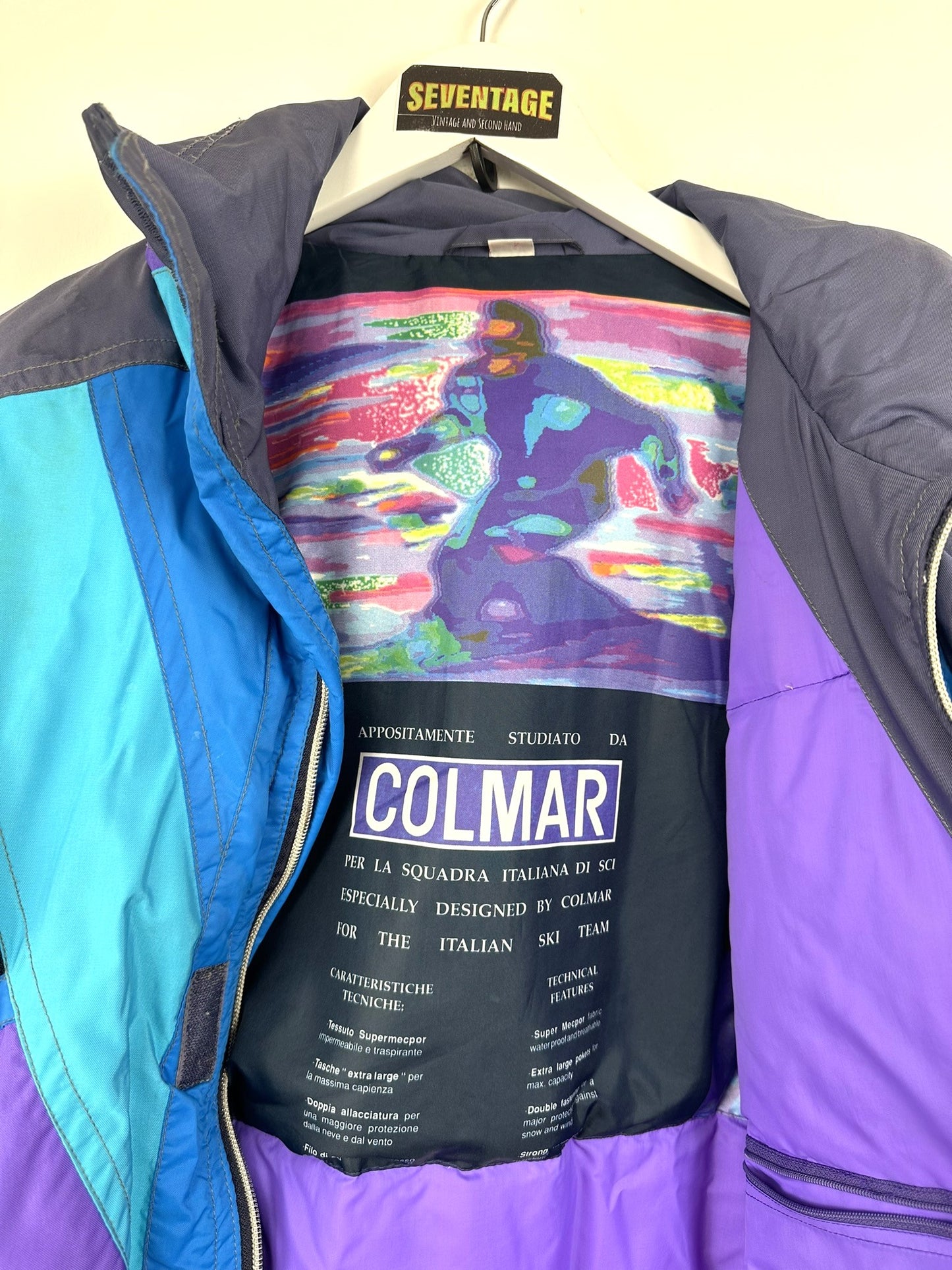 Colmar blu da sci 90s  - XXL