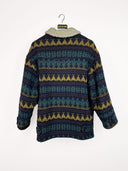 Cappotto blu in lana 00s - L