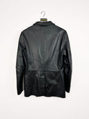 Giacca in pelle nera - M