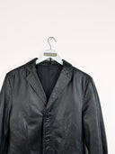 Giacca in pelle nera - M