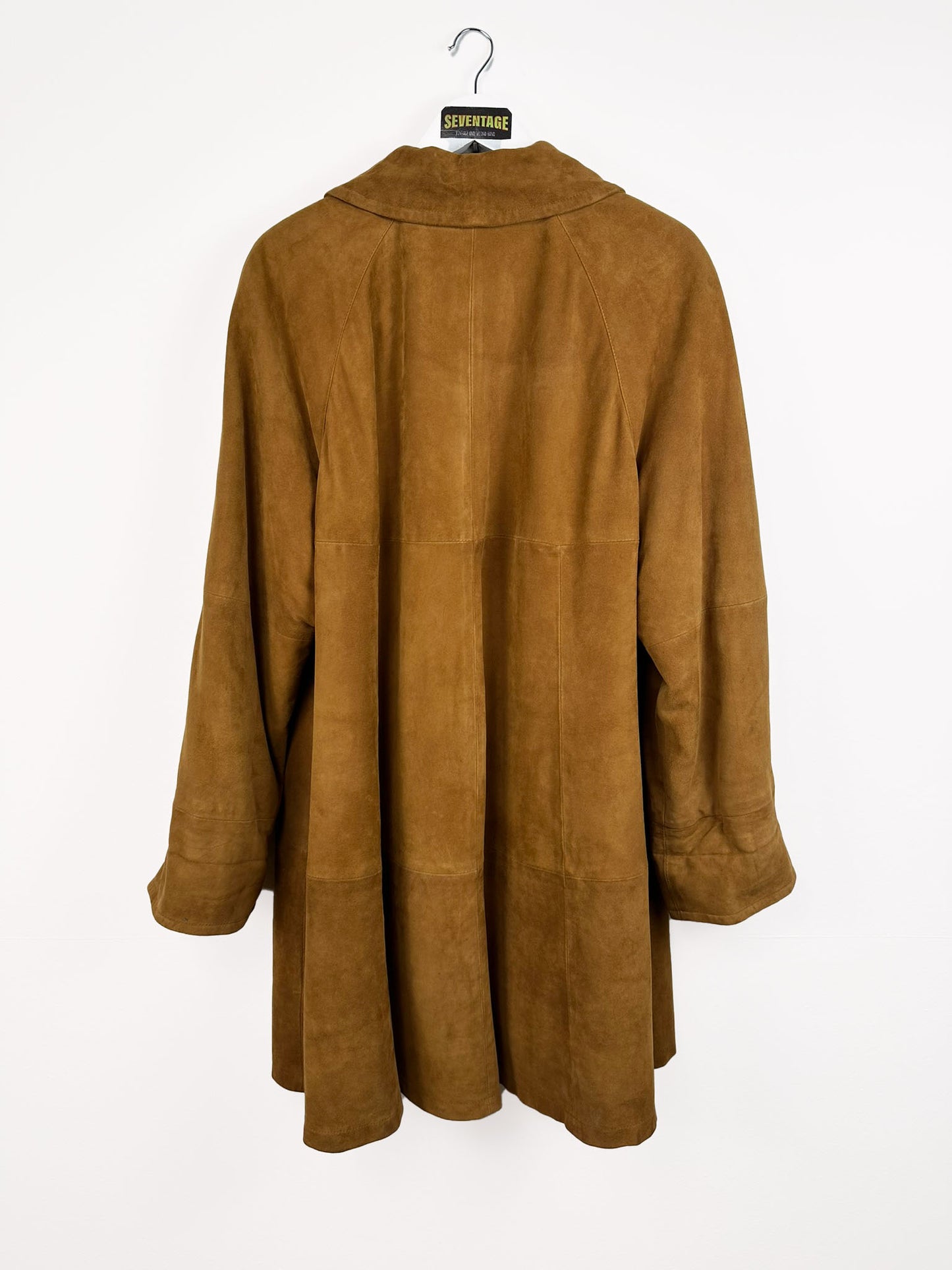 Trench in camoscio marrone donna - 46