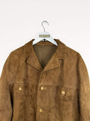 Giacca in pelle scamosciata unisex - L
