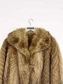 Pelliccia  lunga beige - M