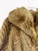 Pelliccia  lunga beige - M
