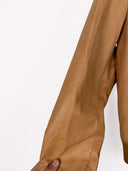 Giacca in pelle cammello donna - M