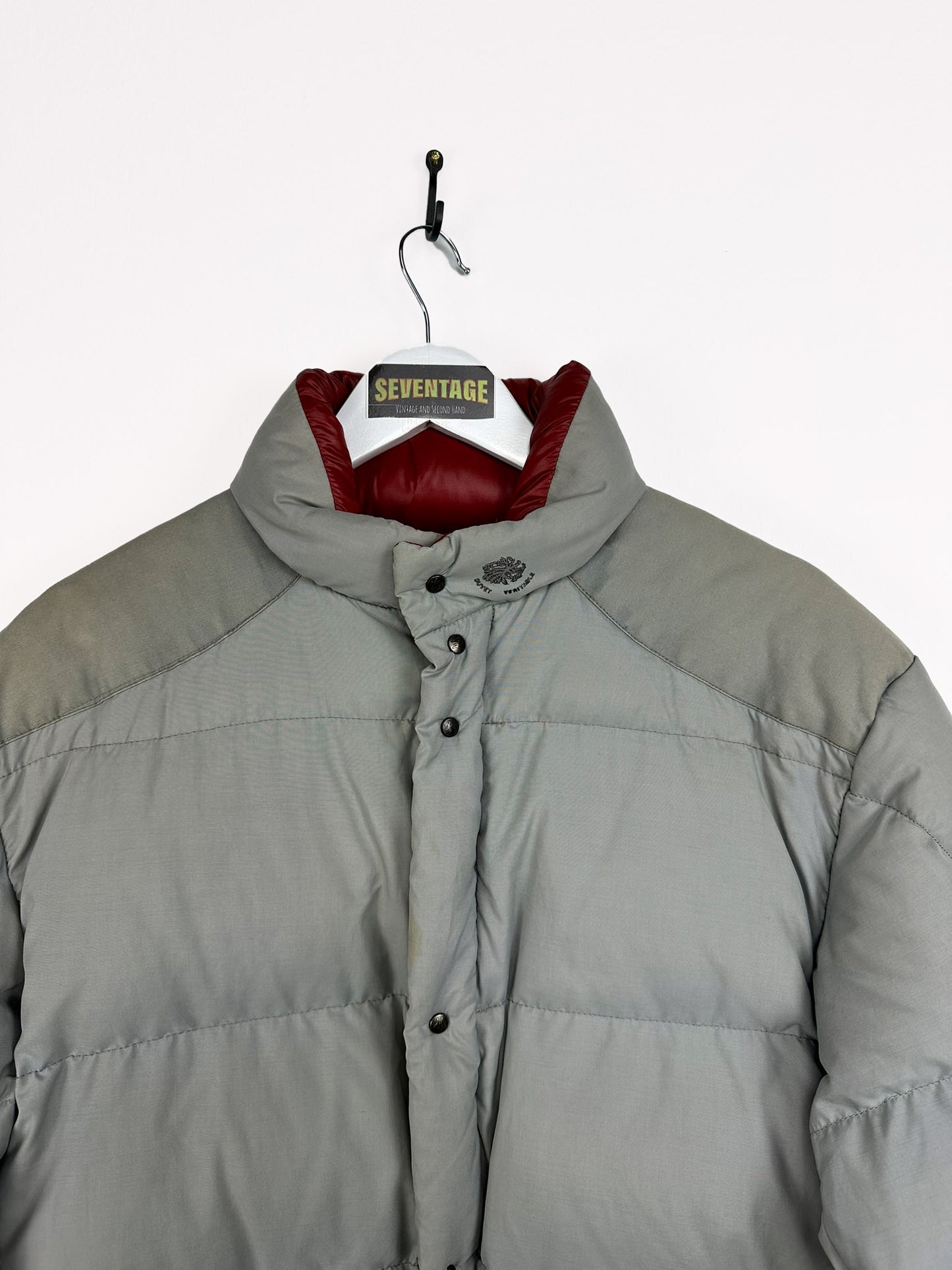 Piumino Moncler grigio 90s - XL