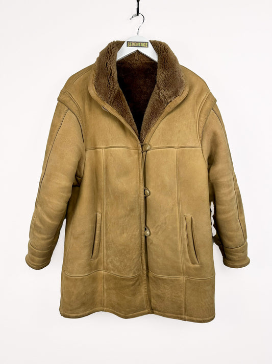 Montone shearling marrone - XL