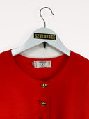Camicia blusa Valentino rossa 90s - M
