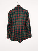 Camicia verde in flanella 90s - L