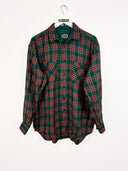 Camicia verde in flanella 90s - L