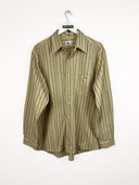 Camicia Lacoste beige a righe - XL