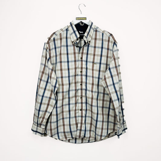 Camicia Harmont & Blaine bianca a quadri - XL