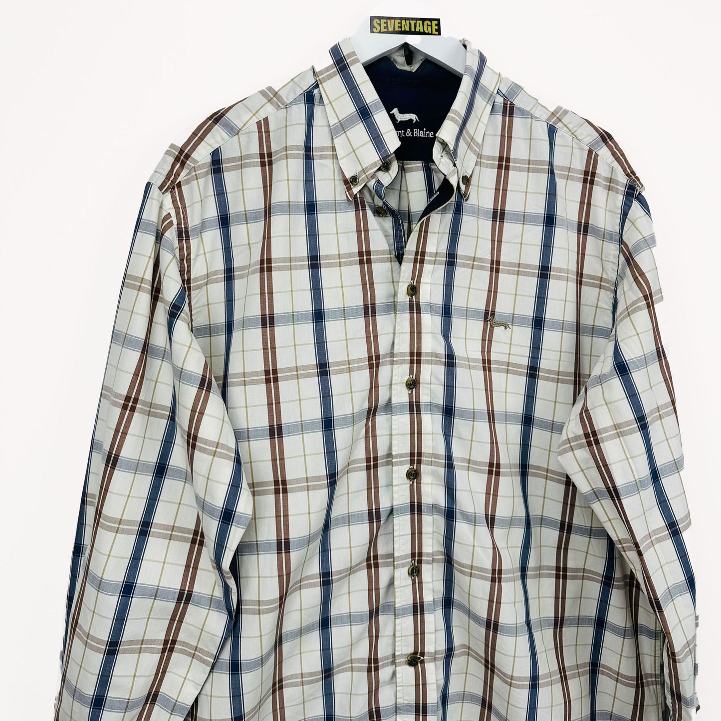 Camicia Harmont & Blaine bianca a quadri - XL