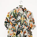 Camicia Levi's bianca floreale vintage - M