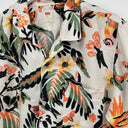 Camicia Levi's bianca floreale vintage - M