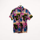 Camicia vintage viola - L