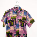 Camicia vintage viola - L