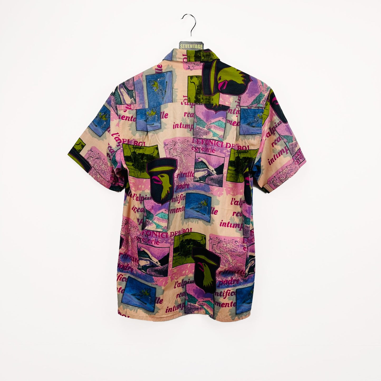 Camicia vintage viola - L
