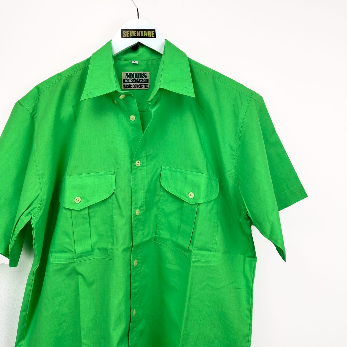 Camicia vintage verde - L