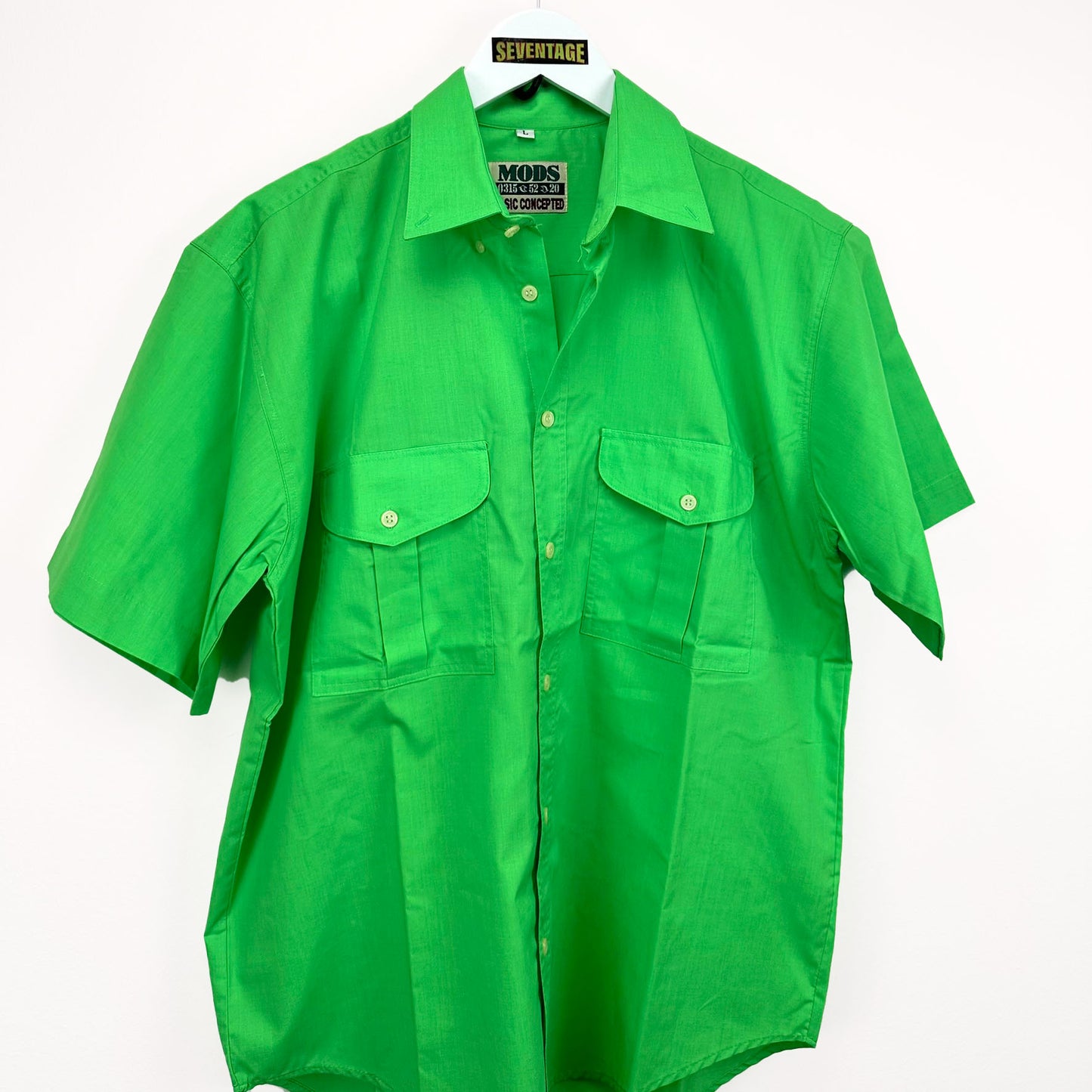 Camicia vintage verde - L