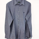 Camicia Fred Perry blu a righe - L