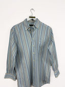 Camicia azzurra a righe 00s - M