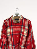 Camicia Tommy Hilfiger rossa 00s - XXL