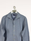 Camicia Tommy Hilfiger blu bianca - L