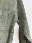 Camicia verde a costine 90s - L