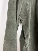 Camicia verde a costine 90s - L