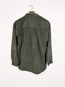 Camicia verde a costine 90s - L