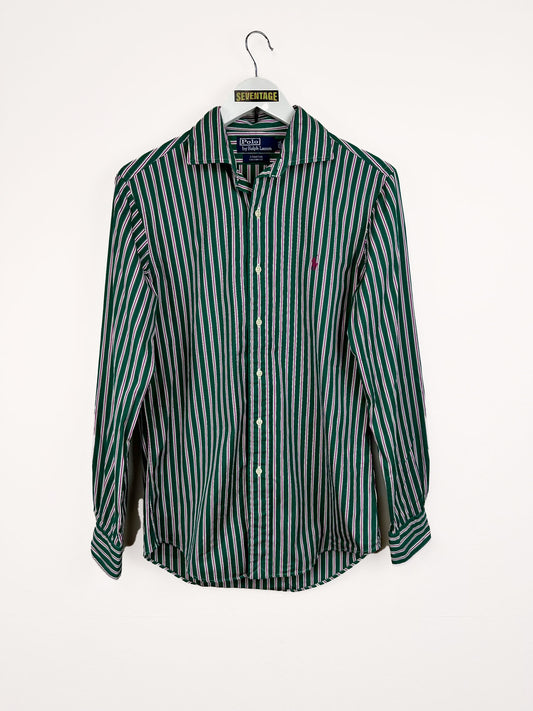 Camicia Ralph Lauren verde rosa - S