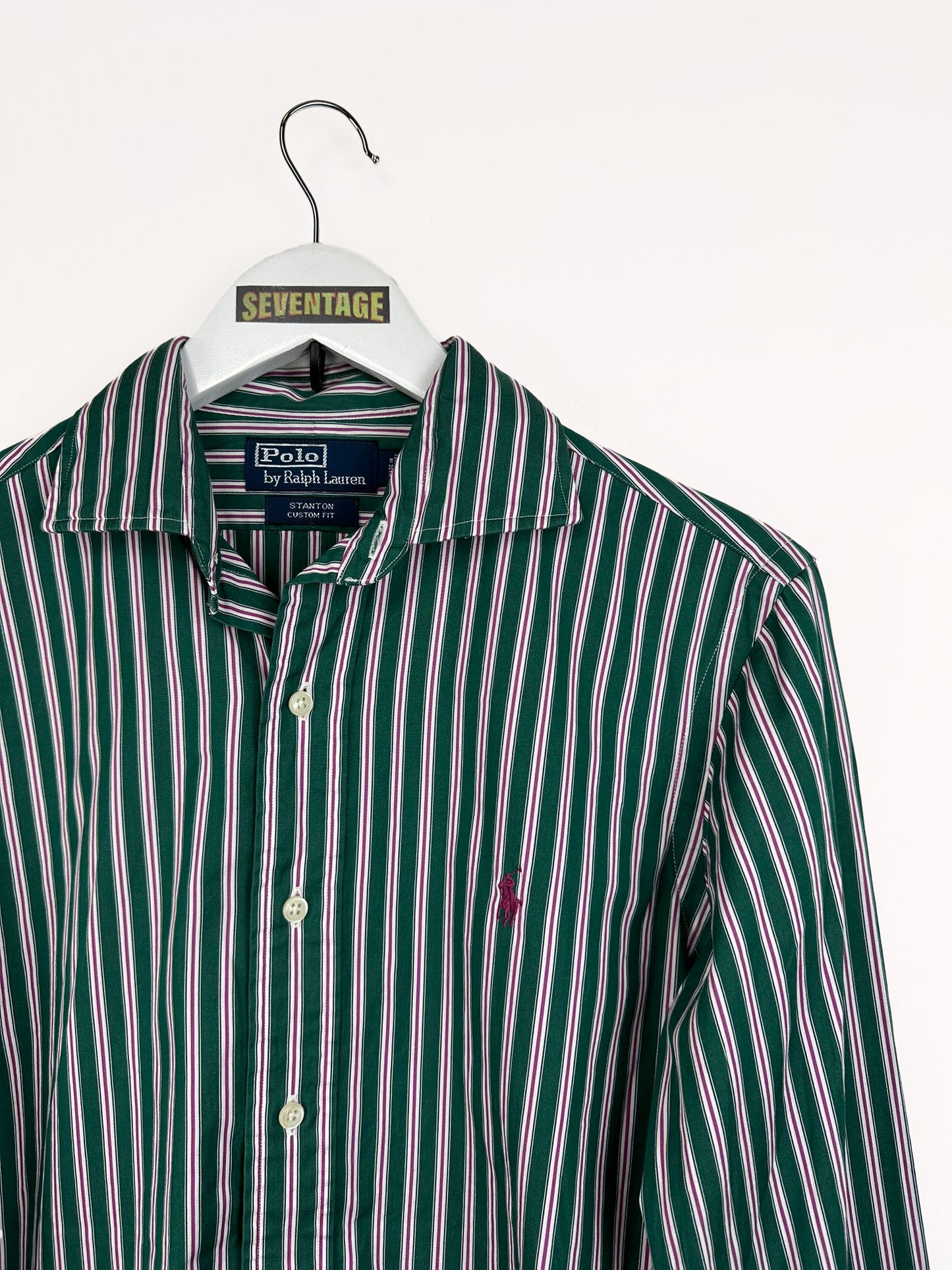 Camicia Ralph Lauren verde rosa - S