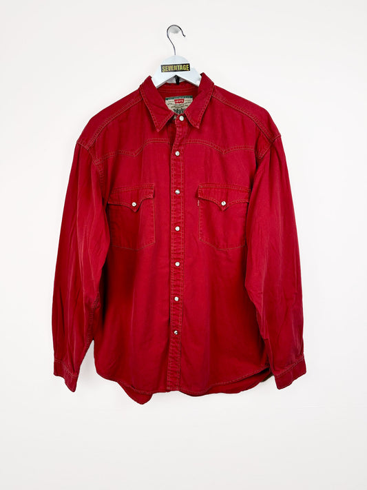 Camicia Levi's rossa 80s - L