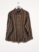 Camicia in velluto a righe - XL