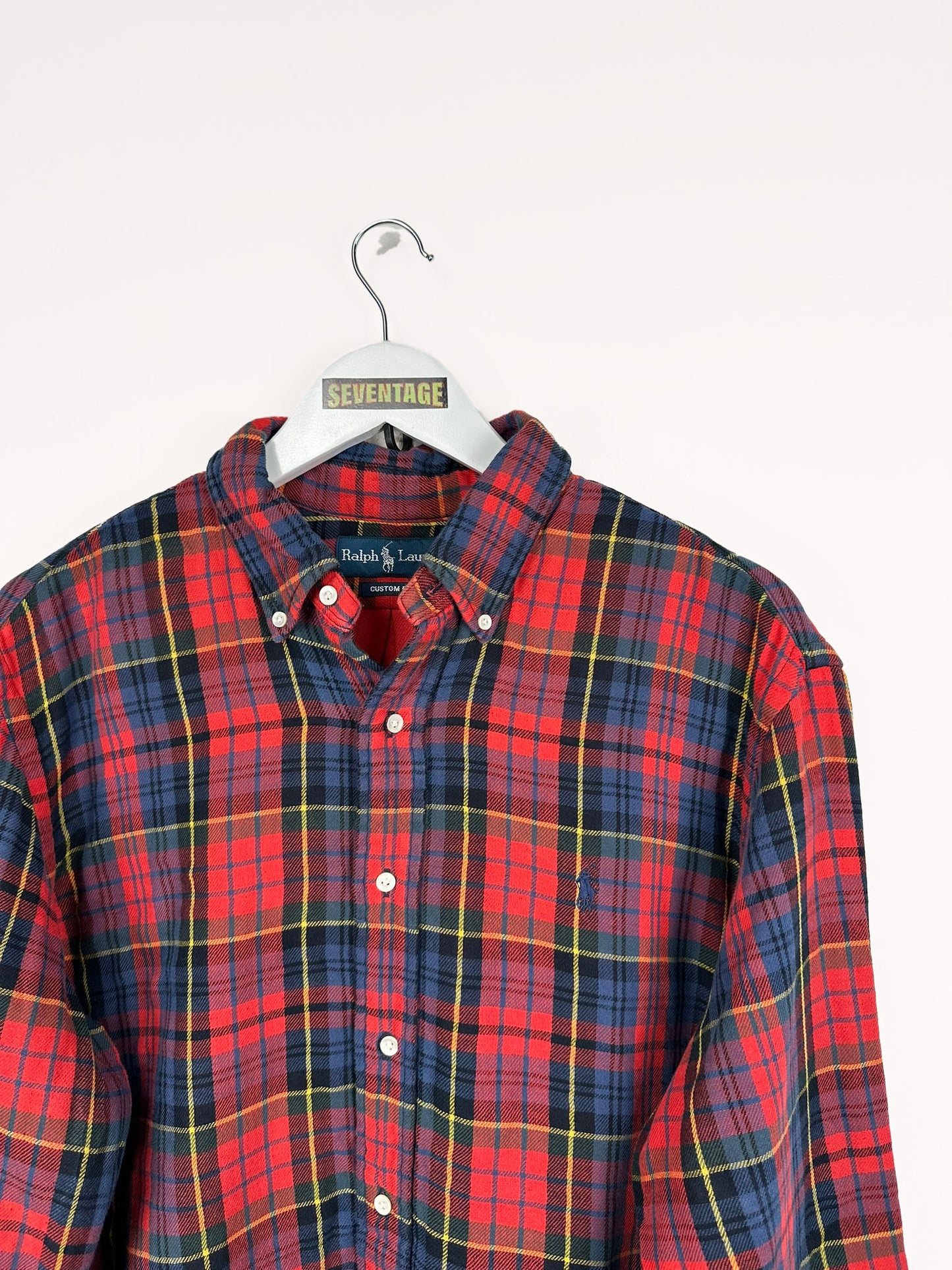 Camicia flanella Ralph Lauren  rossa - L