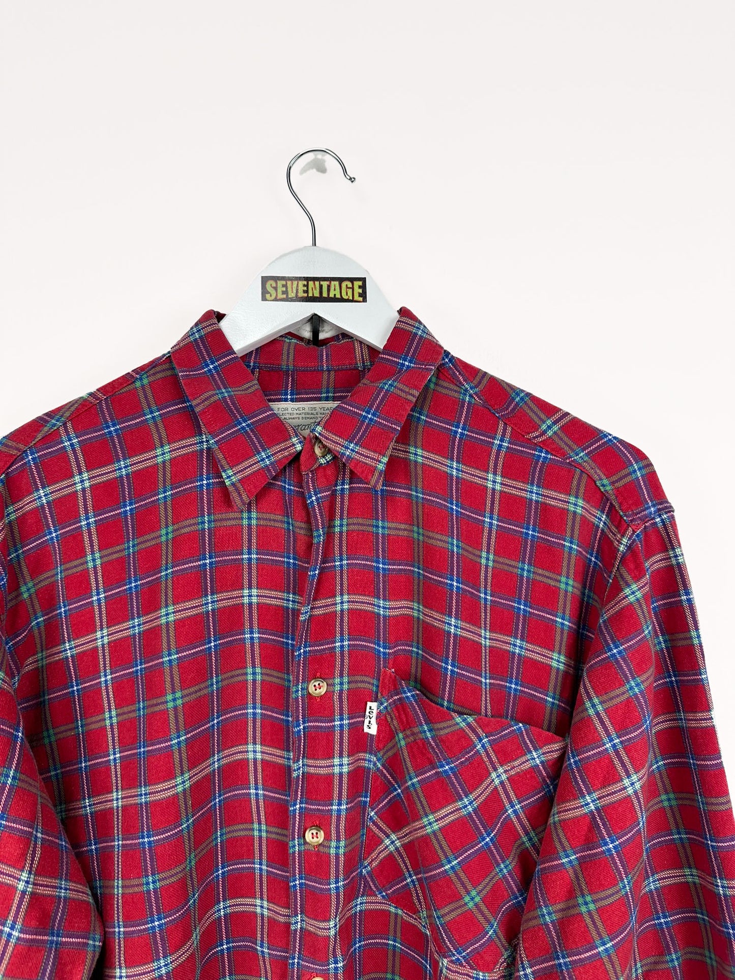 Camicia Levi's rossa a quadretti - L