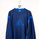 Felpa Adidas blu vintage 90s - M