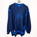 Felpa Adidas blu vintage 90s - M