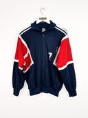 Felpa Adidas blu rossa 90s - M