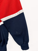 Felpa Adidas blu rossa 90s - M