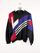 Felpa Adidas girocollo nera 90s - M