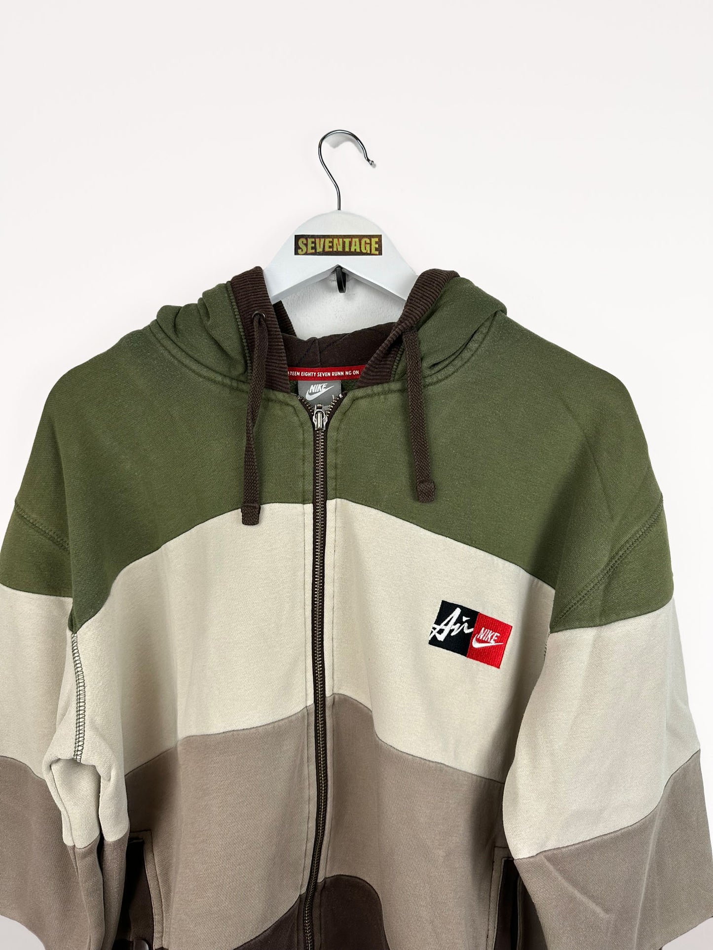 Felpa Nike verde beige - L